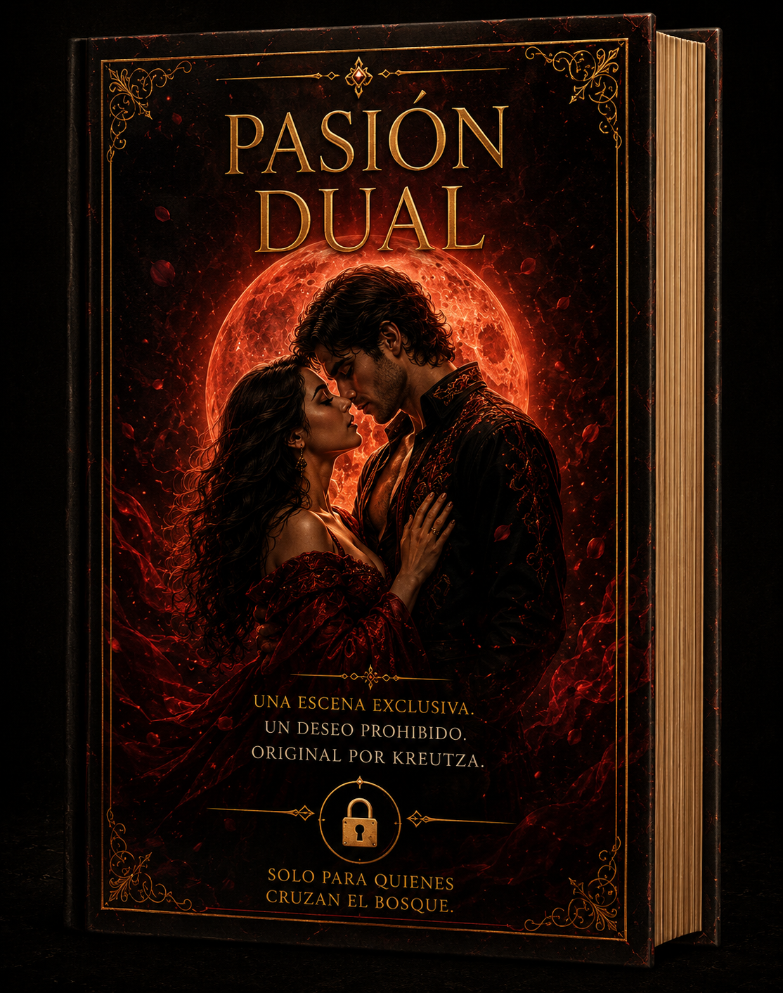Portada Pasion Dual, una escena exclusiva original por Kreutza