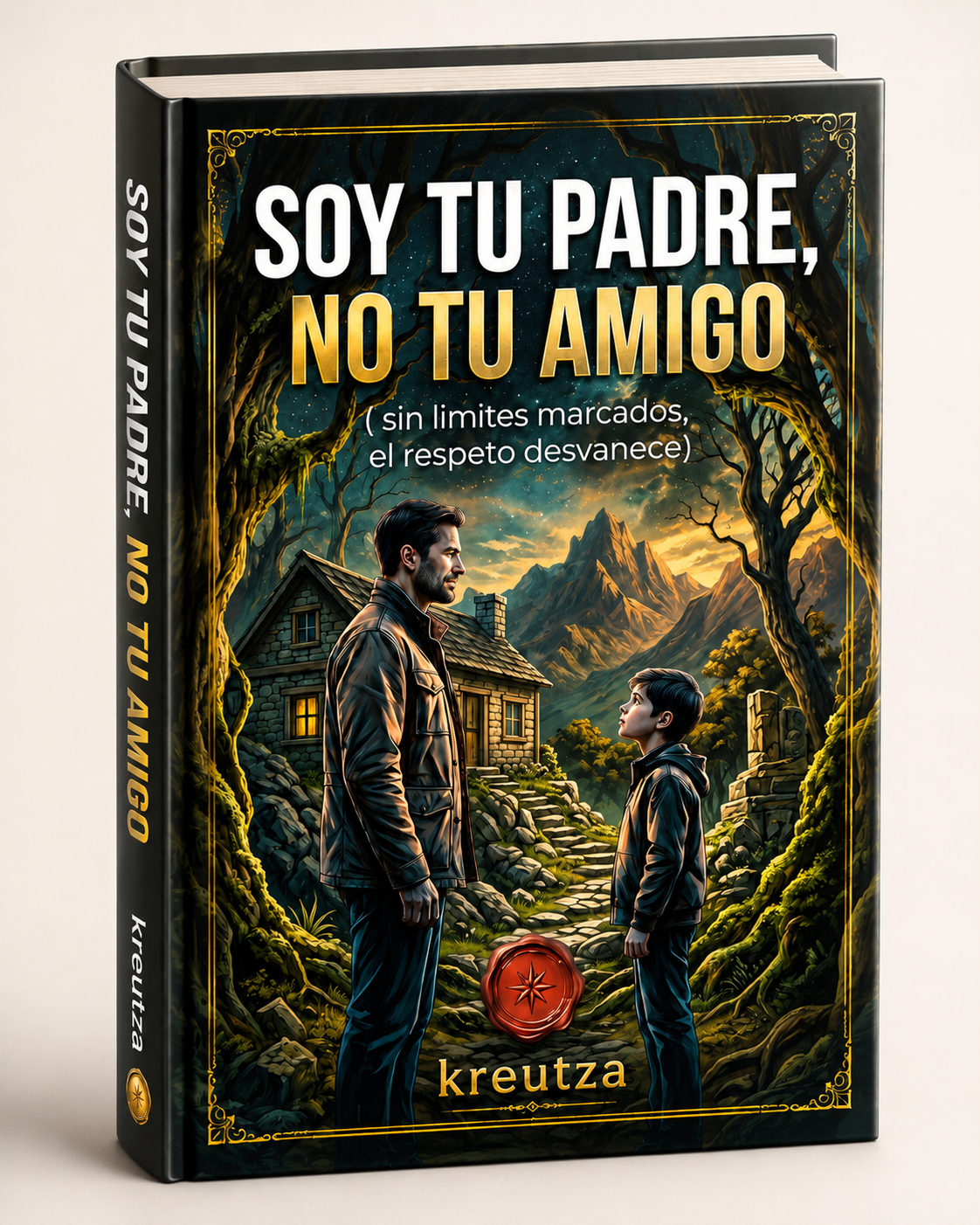 Mockup del ebook Soy tu padre no tu amigo de Kreutza