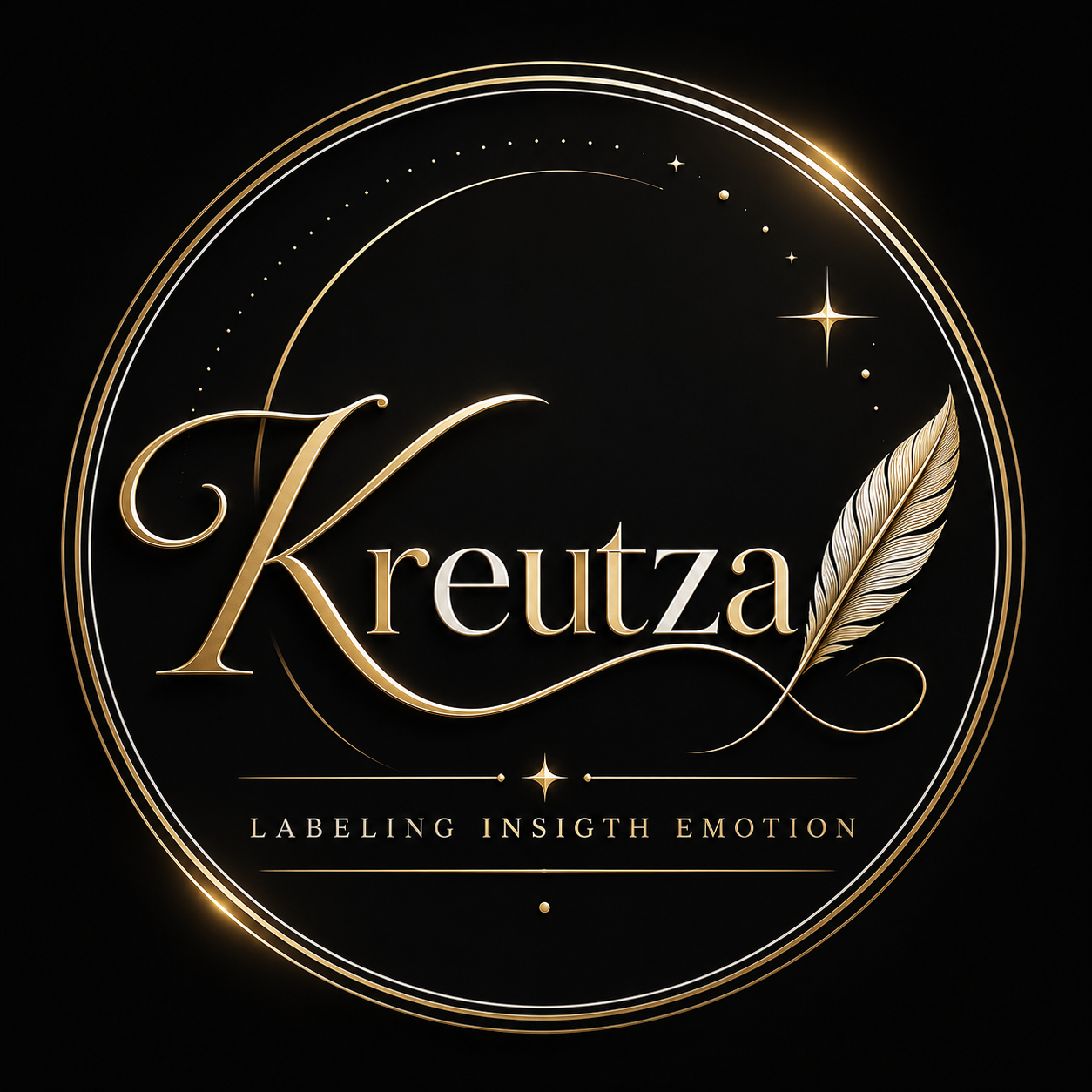Logo oscuro de Kreutza, universo de cantos gregorianos y ebooks goticos