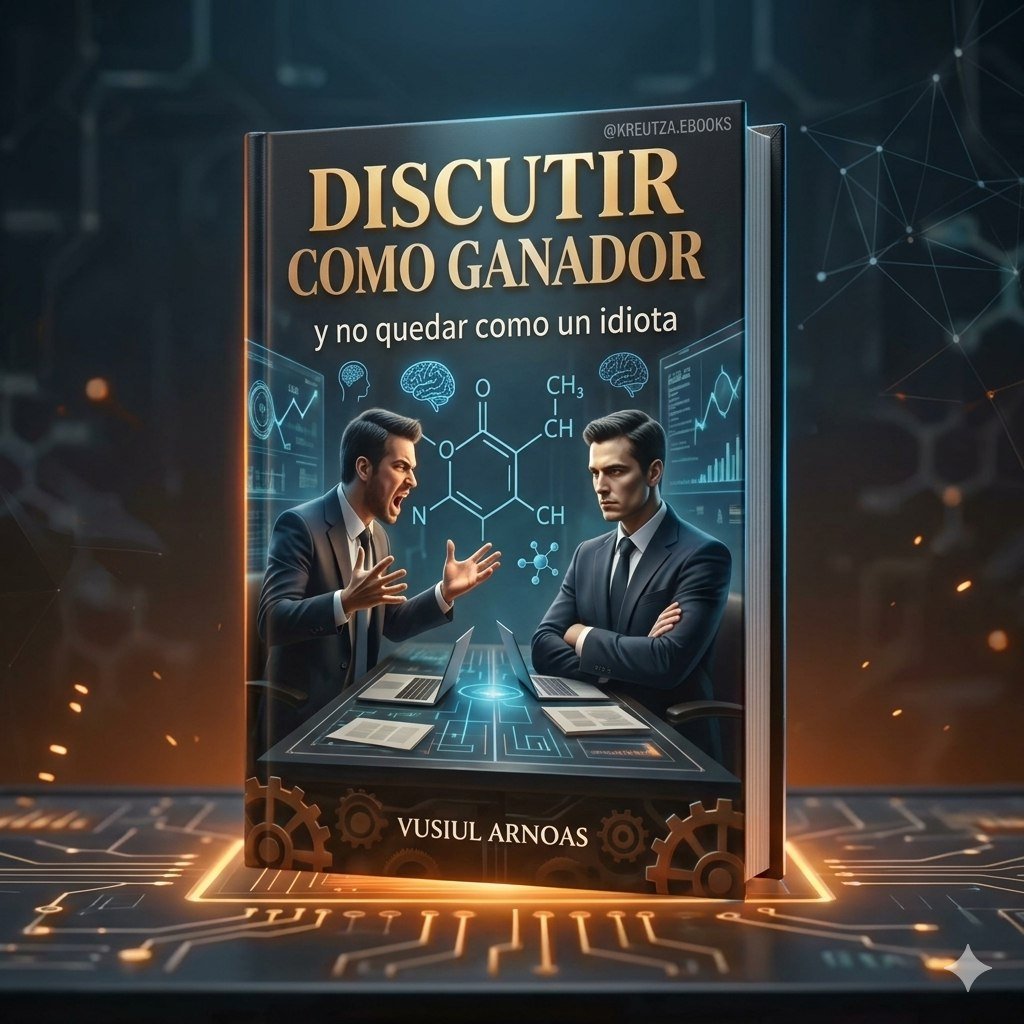 Mockup ebook Discutir como Ganador y No Quedar como un Idiota de Kreutza
