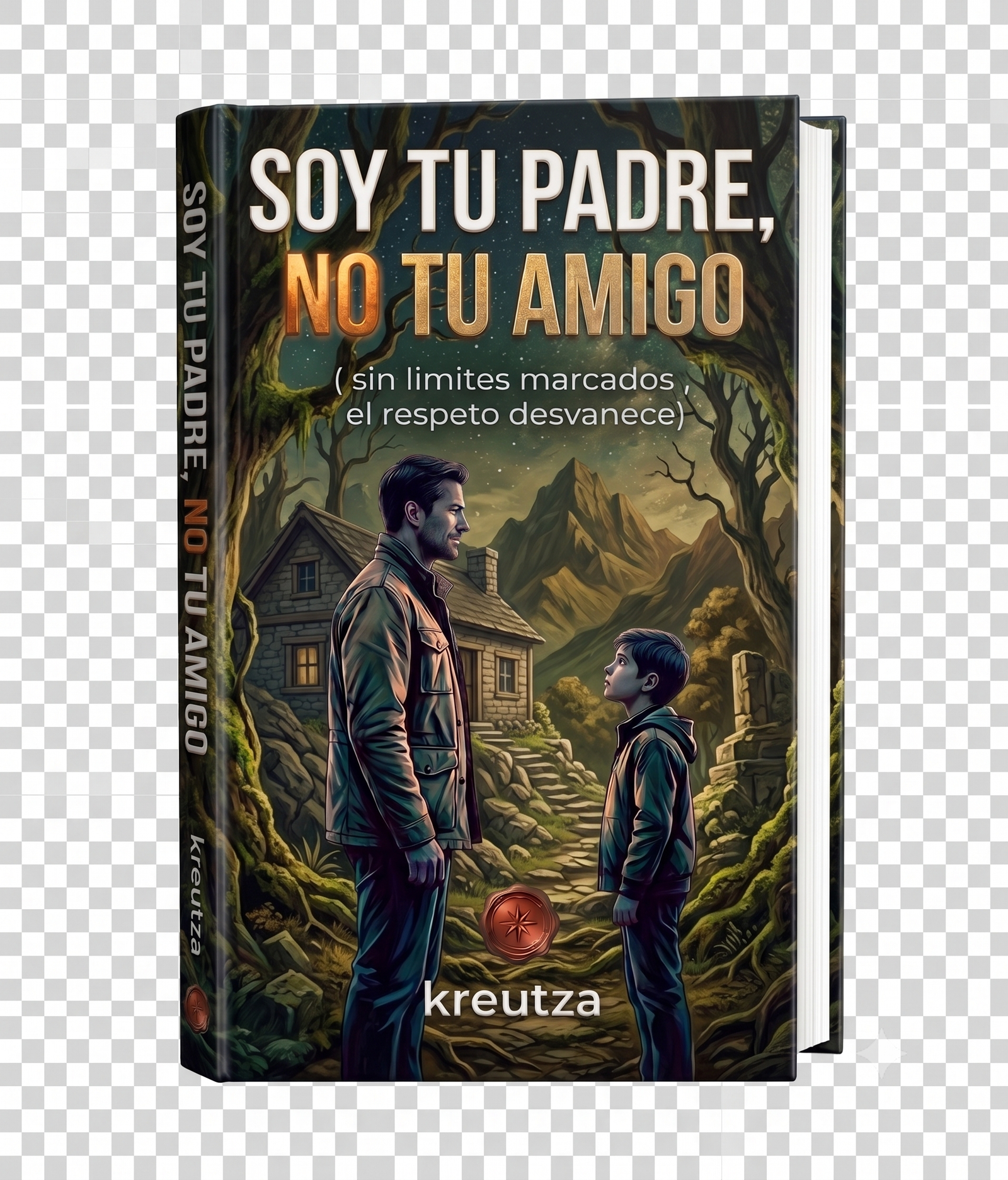 Mockup del ebook Soy tu padre, no tu amigo de Kreutza